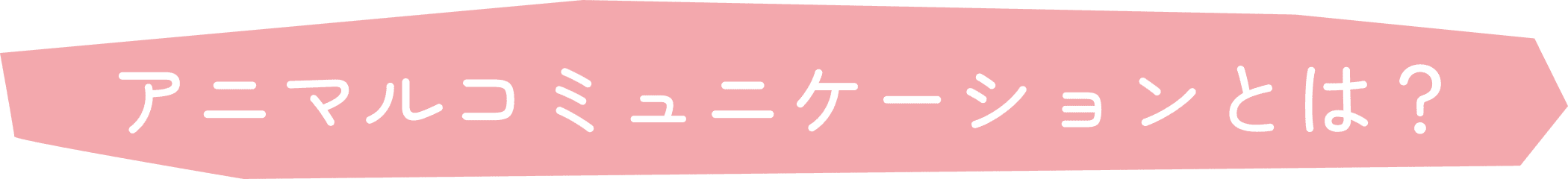 アニマルコミュニケーションとは？